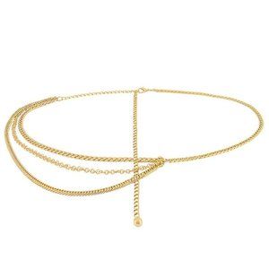 Gold Layered Chain Belt
